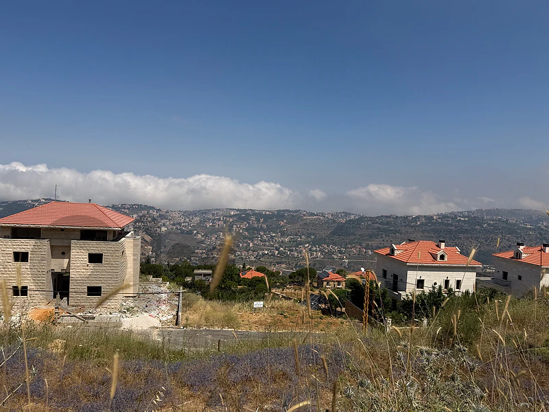Land for Sale in Taazanieh Aley, Panoramic View