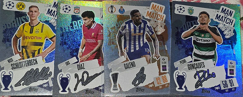 8x Topps Match Attax 24/25 "Signature Style" Foils: