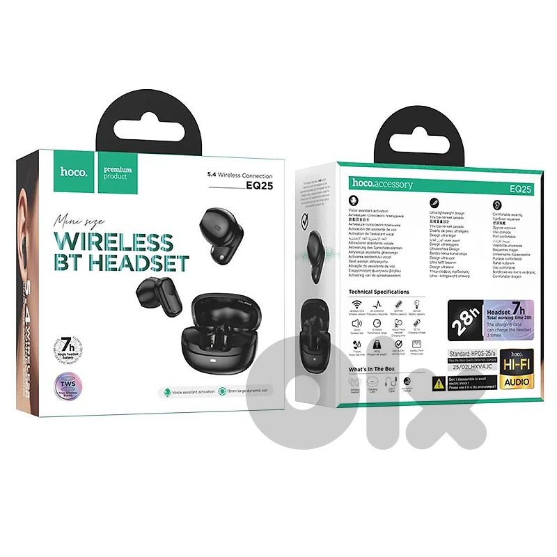 HOCO WIRELESS BT HEADSET EQ25