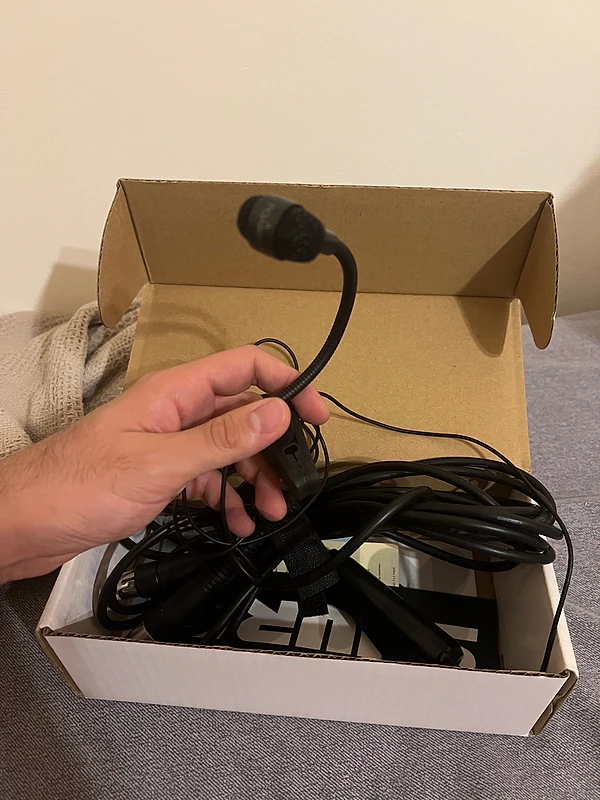 Shure horn clamp mic