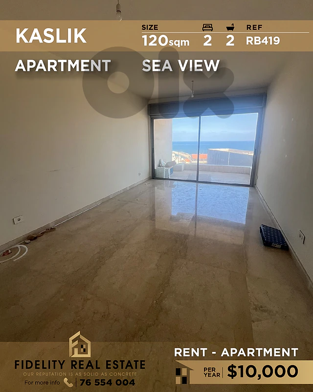 Apartment for rent in Kaslik RB419 شقة للإيجار في كسليك