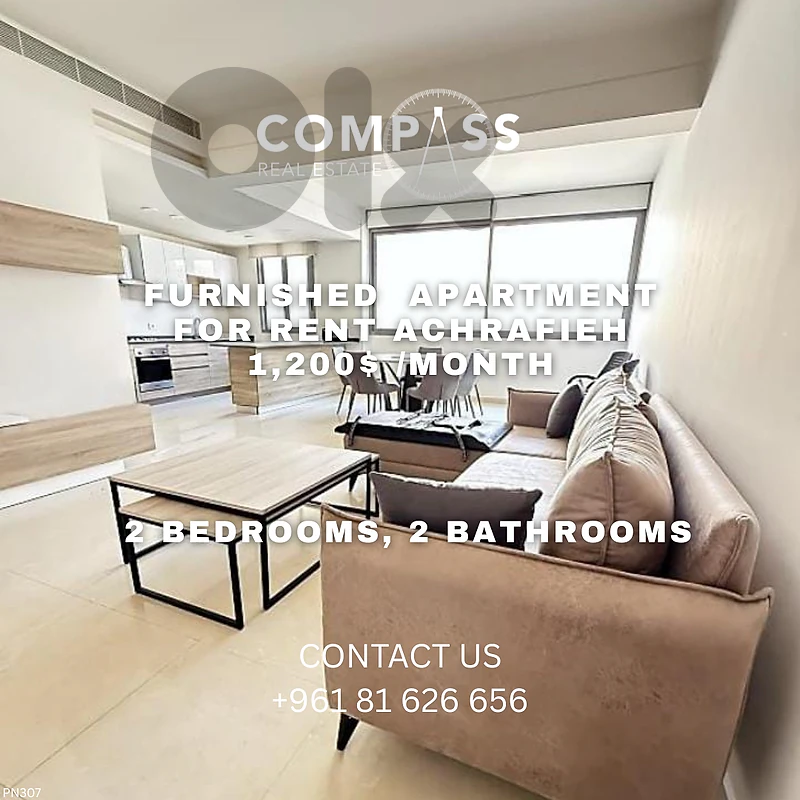 Furnished apartment in Achrafieh 110sqm