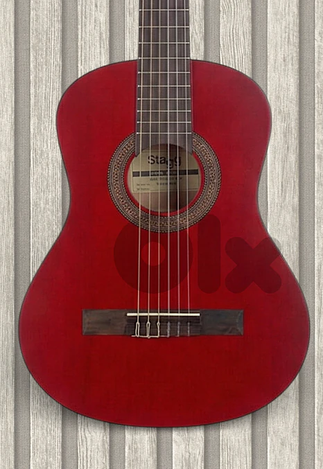 Stagg C410 Half Size Classical Guitar Matt Red