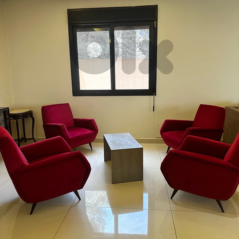 Red Lounge Chairs (4) - Like New