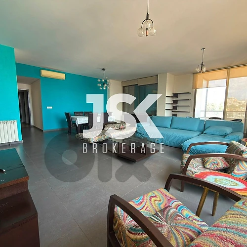 L21908 Apartment with Sea View For Sale in Mar Mikhael