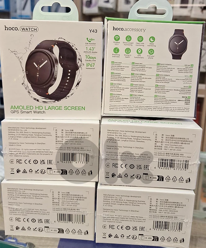 HOCO SMART WATCH AMOLED SCREEN Y43