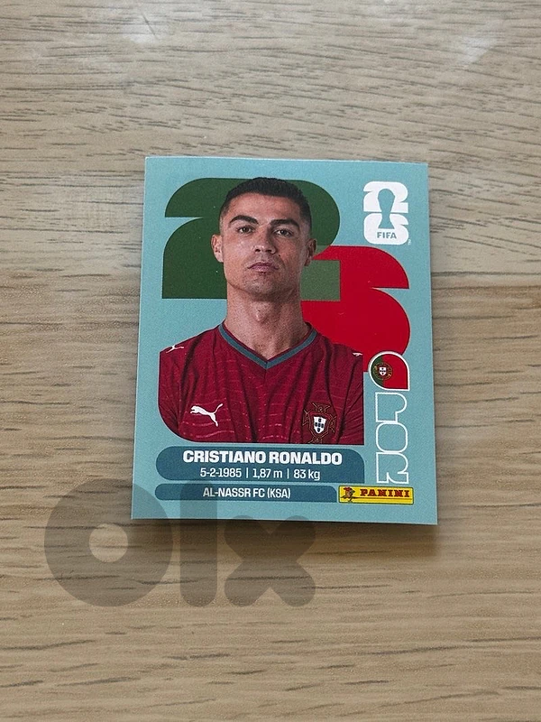 CR7 2026 FIFA World Cup Panini Sticker– Excellent Conditi