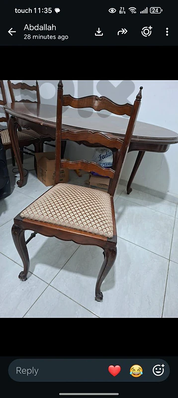 new zein table with chairs