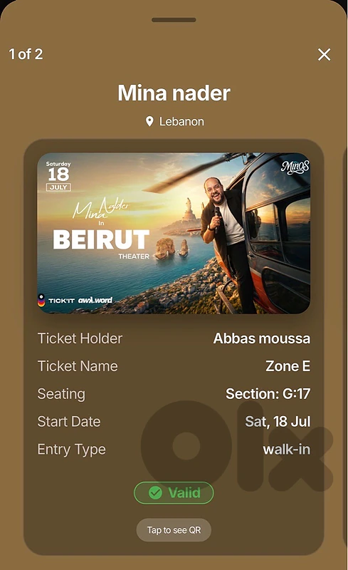 Mina Comedy Show Tickets