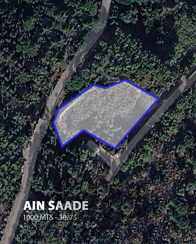 Land for sale in AIN SAADEH - 1000 MTS2 - 30 I 75