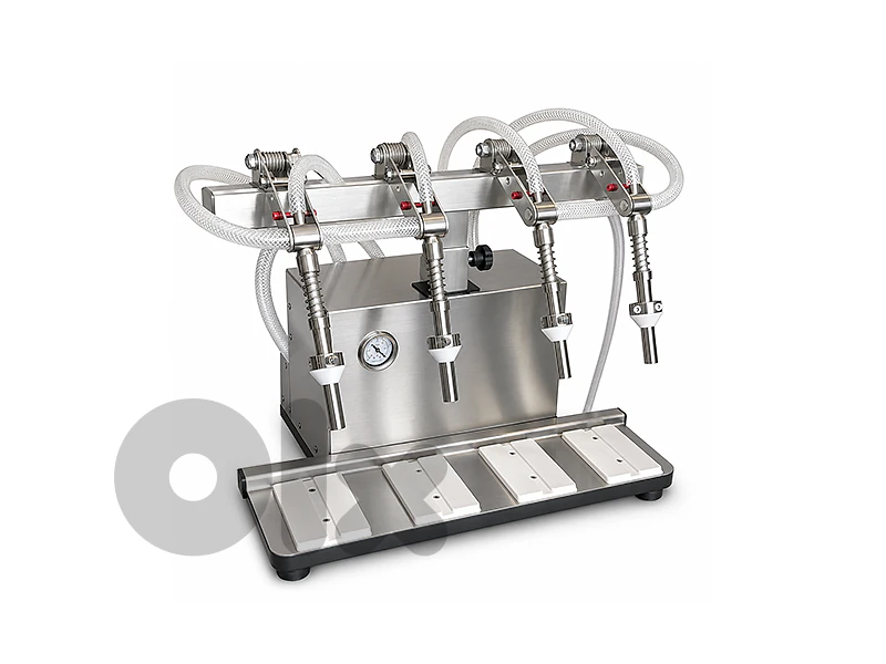 Filling machine of 4 heads(For Liquids) (آلة تعبئة بأربع رؤوس (للسوائل