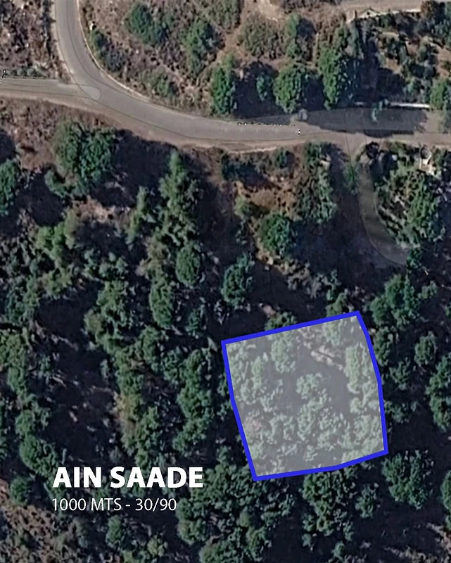 Land for sale in AIN SAADEH - 1000 MTS2 - 30 I 90