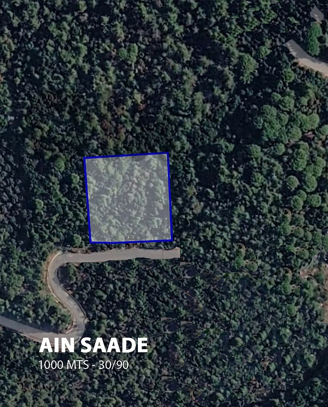 Land for sale in AIN SAADEH - 1000 MTS2 - 30 I 90