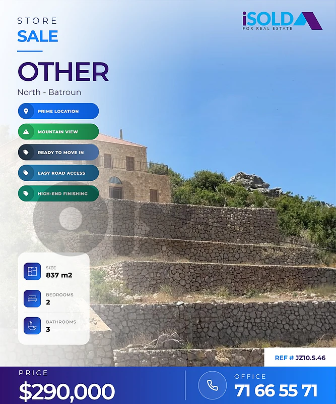 Exclusive Lebanese Style Stone House for Sale in Douma