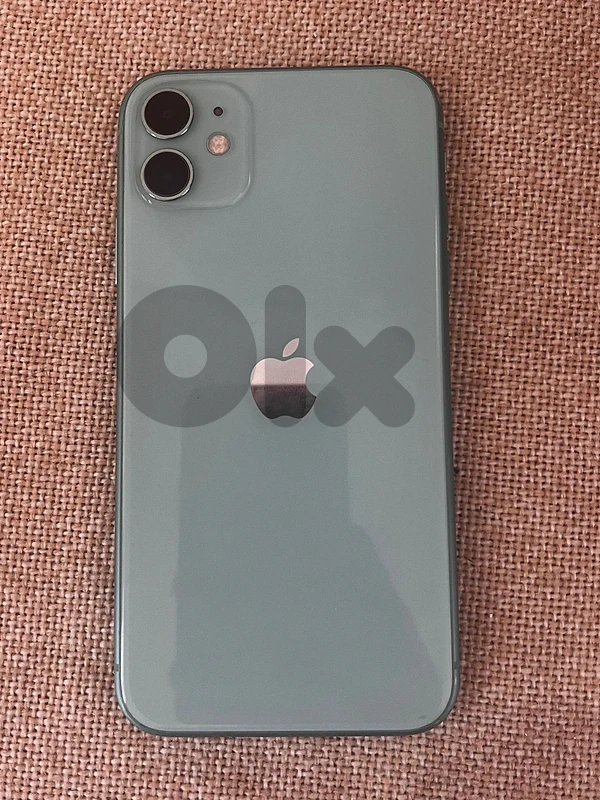 iphone 11 cyan color used like new