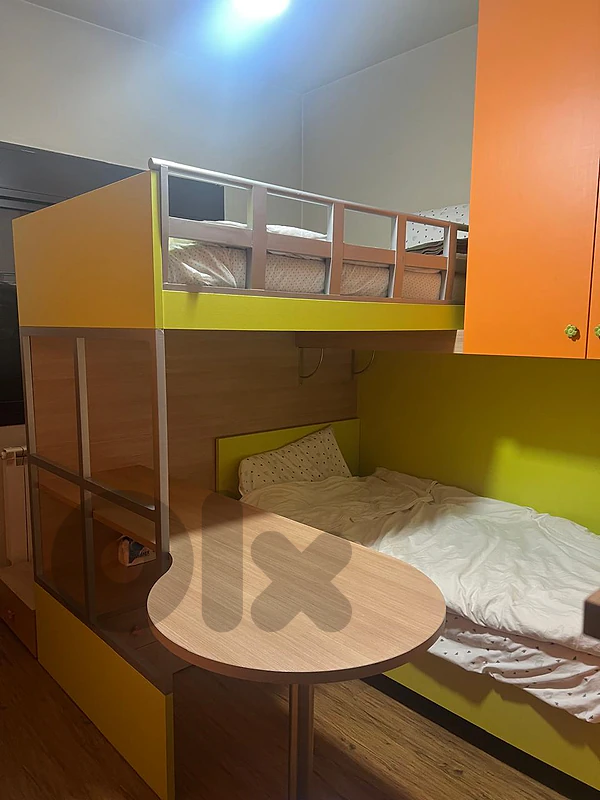 complete premium kids bedroom set-all-in -one space-saving design