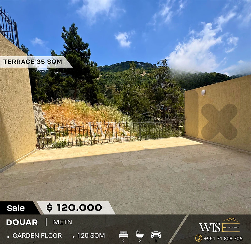 🏠 120 SQM Apartment with Terrace for SALE in Douar!