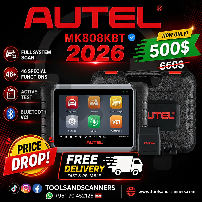 Launch and autel car scanners
