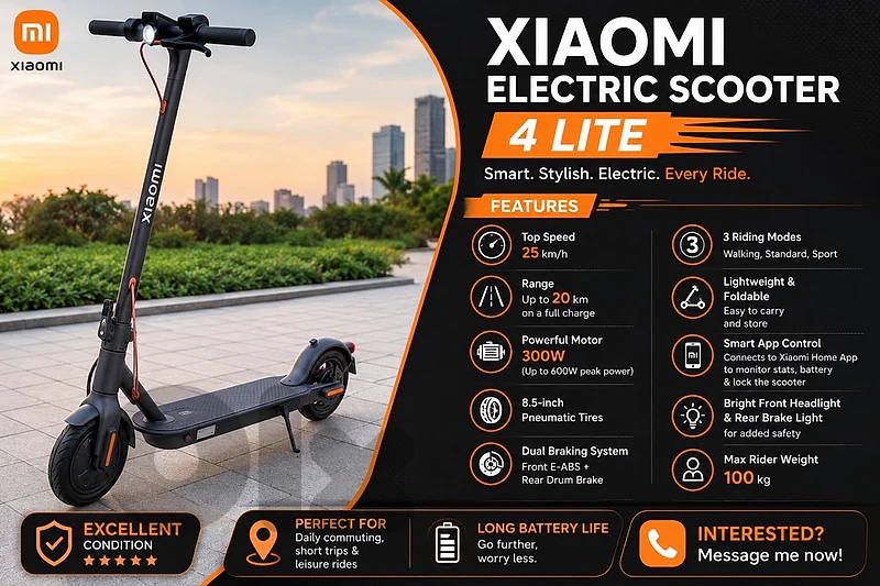 xiaomi electric scooter 4 lite