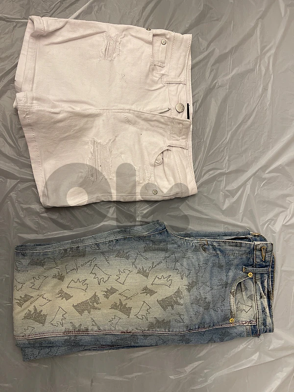 short and jeans