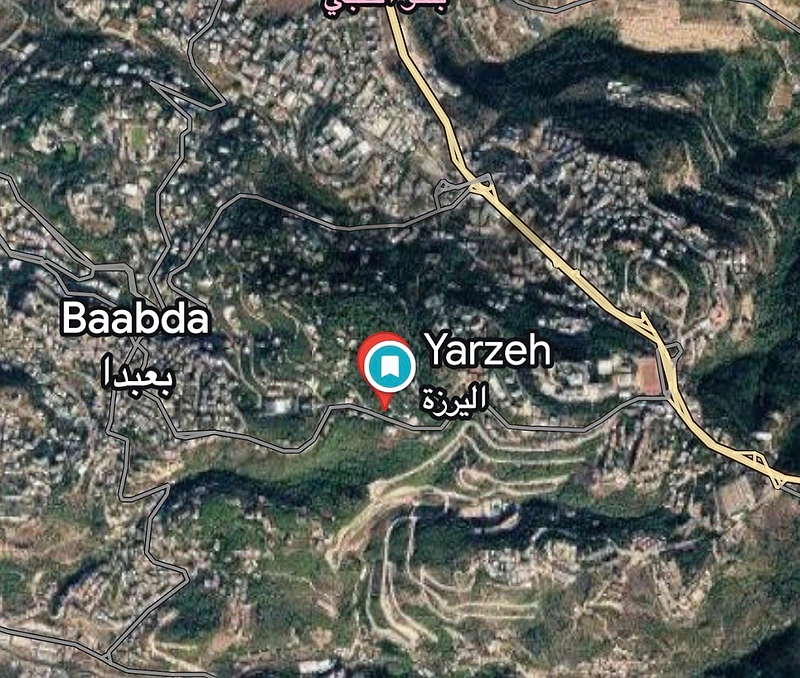 land for sale yarze Baabda ارض للبيع اليرزة بعبدا