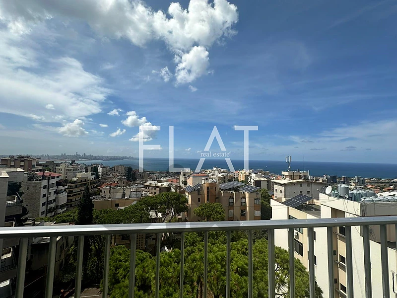 Sea View  Furnished Apartment for Rent in Naccache | 1500 $ /Month