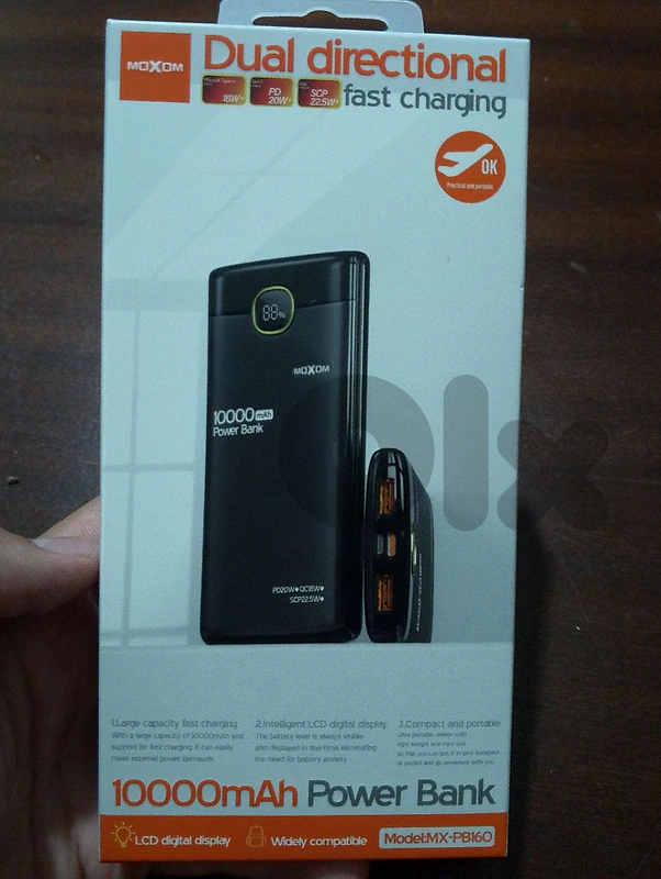 Moxom power bank 10000mAh