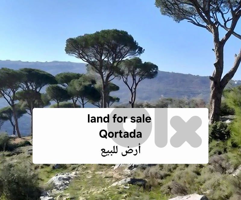 Land for sale Qortada أرض للبيع قرطاضا