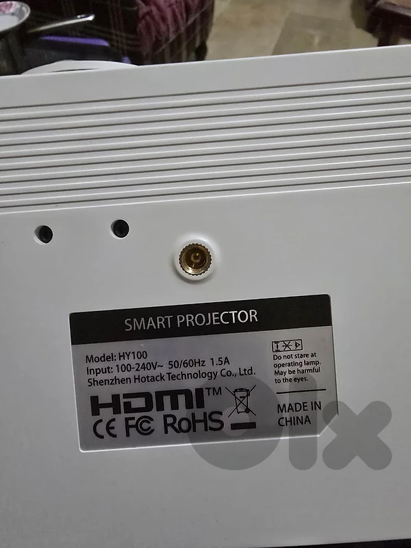 HY100 Smart Projector – Android | Wi-Fi | Bluetooth | HDMI | Portable