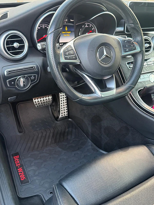 Mercedes-Benz C-Class 2018 black on black