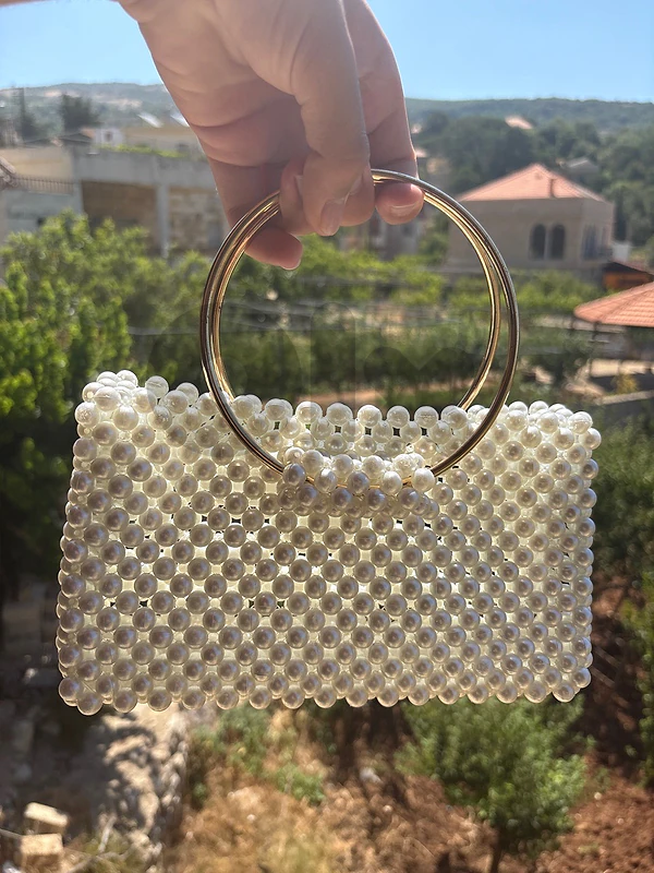 handmade beaded bag
