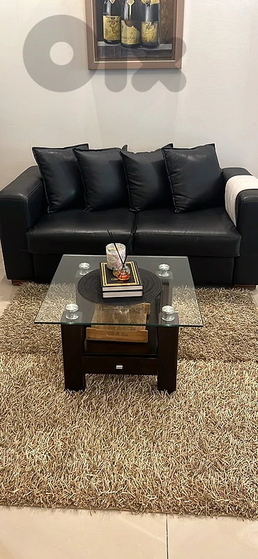 sofa and table