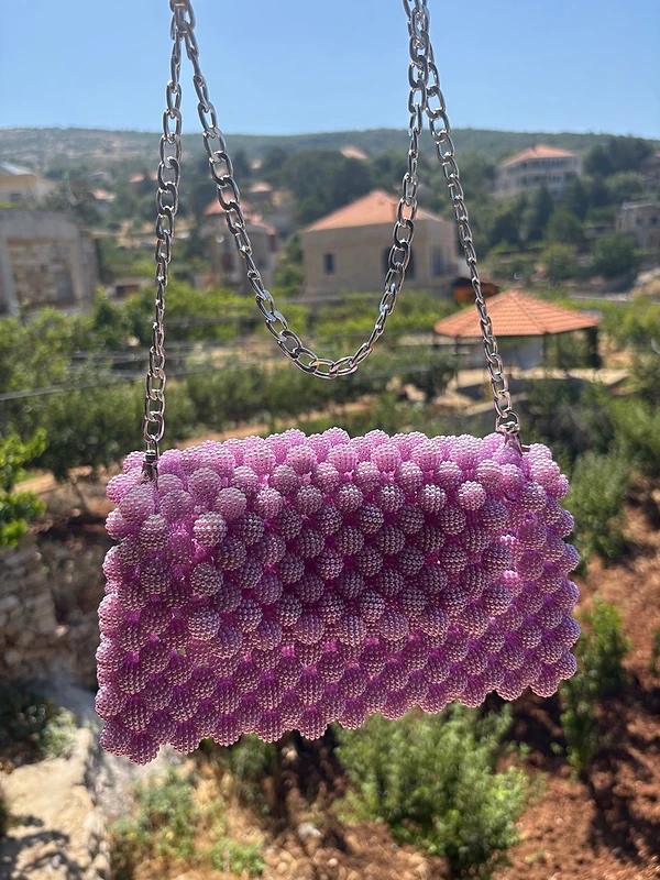 handmade beaded bag