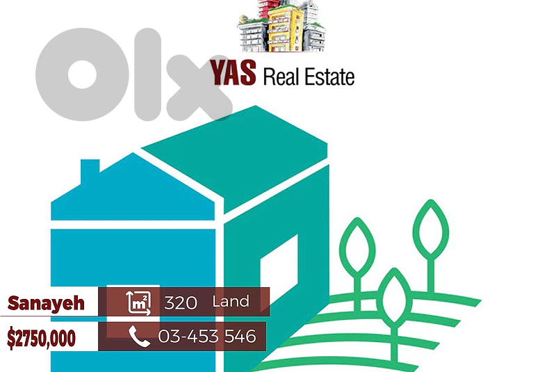 Sanayeh 320m2 Land | Perfect Investment Opportunity | Prime Area | TYT