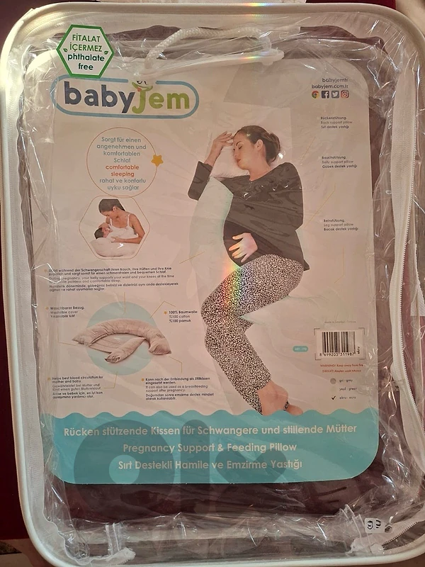 babyjem maternity and breastfeeding pillow