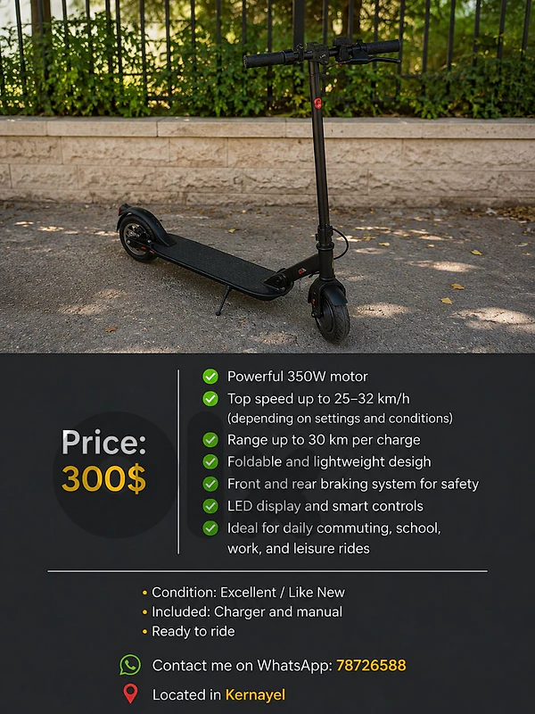 electric scooter