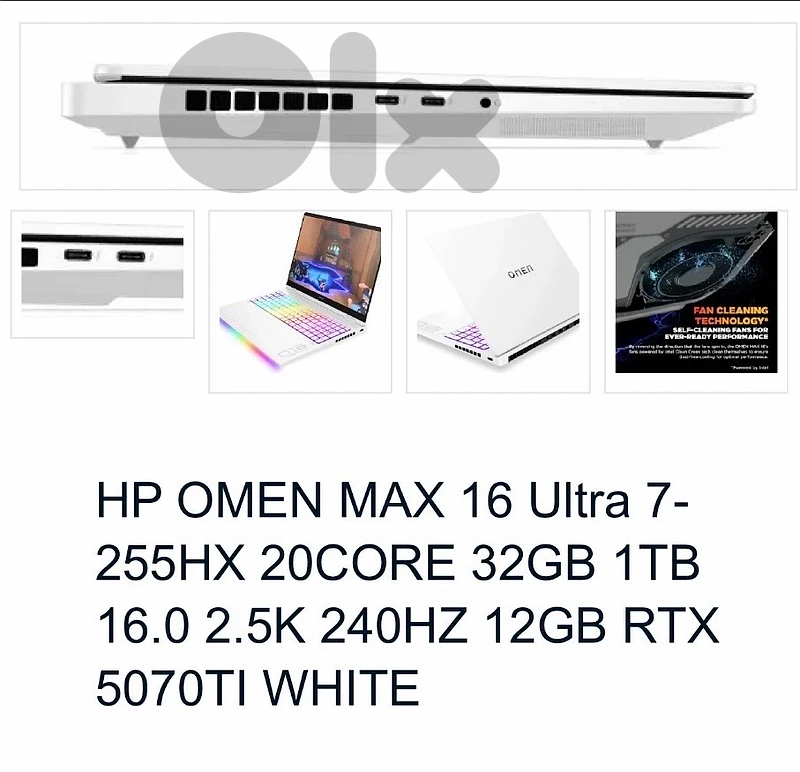 hp omen max gaming laptop (certified refurbished)