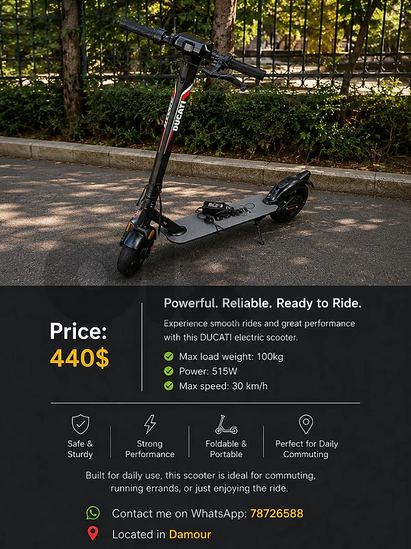 electric scooter