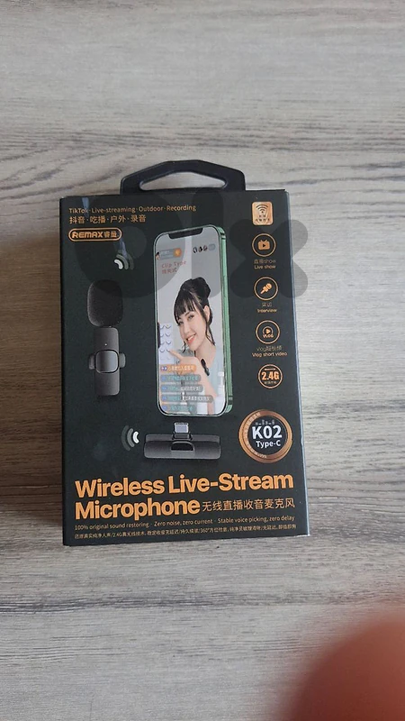 microphone for phone 4k quality of voice type c new never used