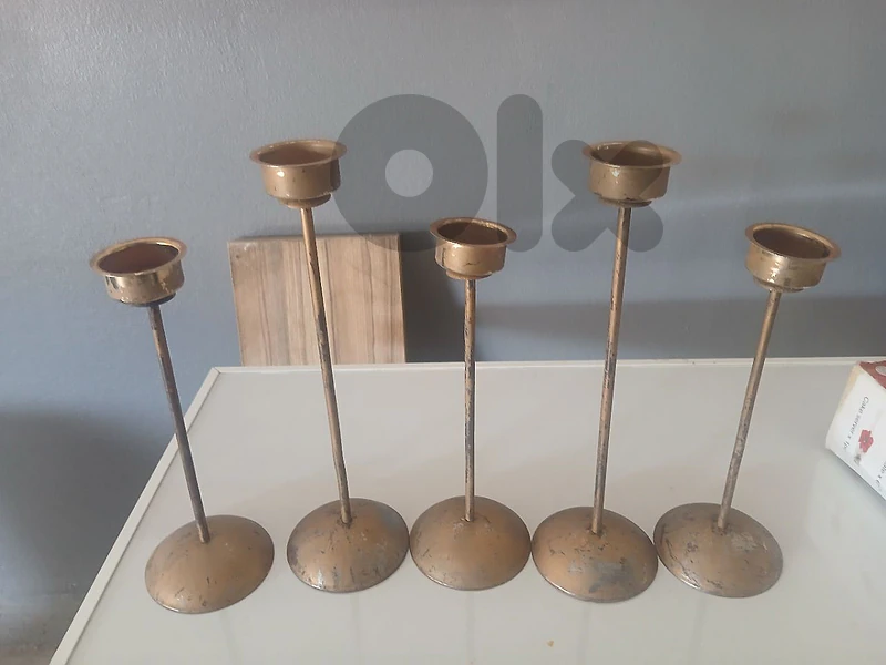 vintage candle holders