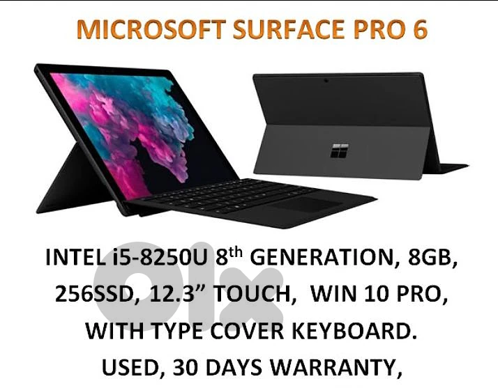 Microsoft Surface Pro 6 used like new! Hot 🔥
