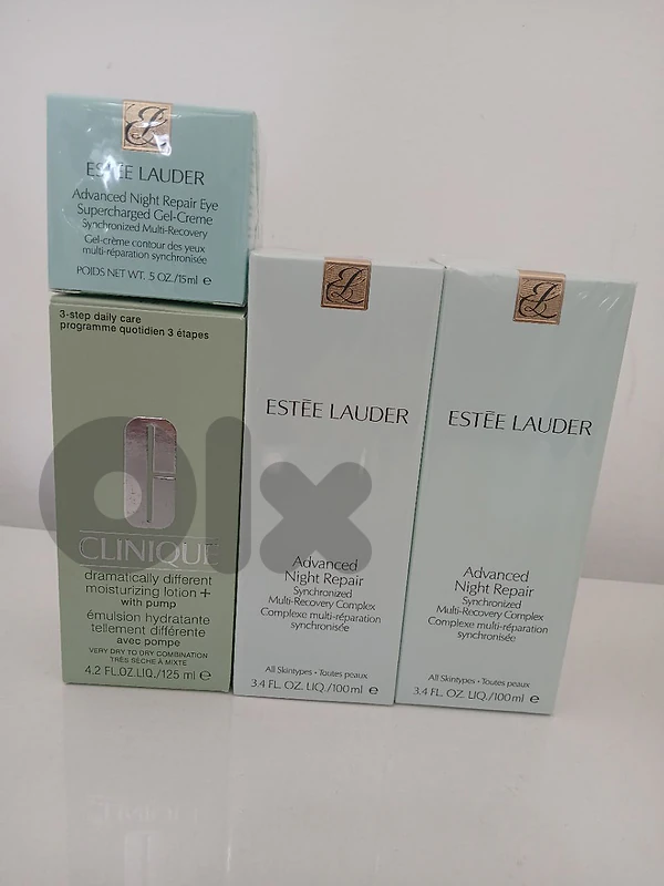 skincare Estee lauder, Clinique