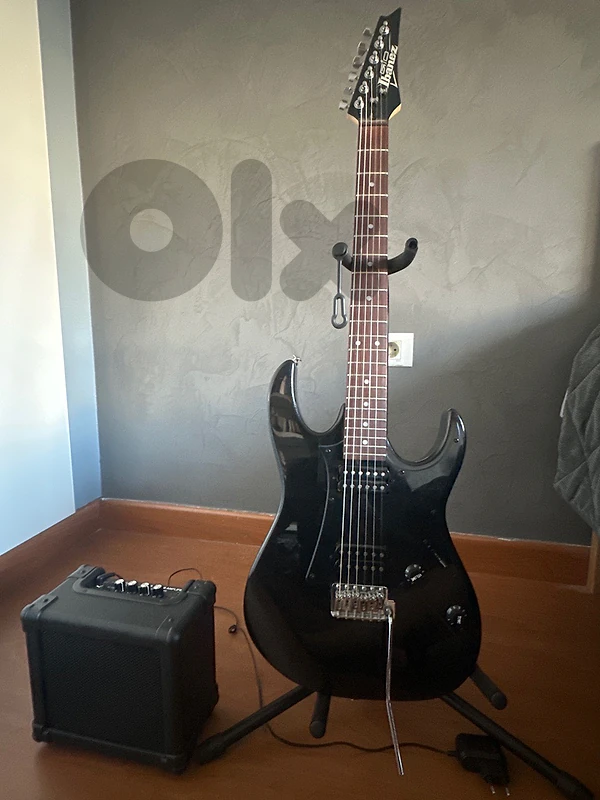 Ibanez gio guitar + amplifier