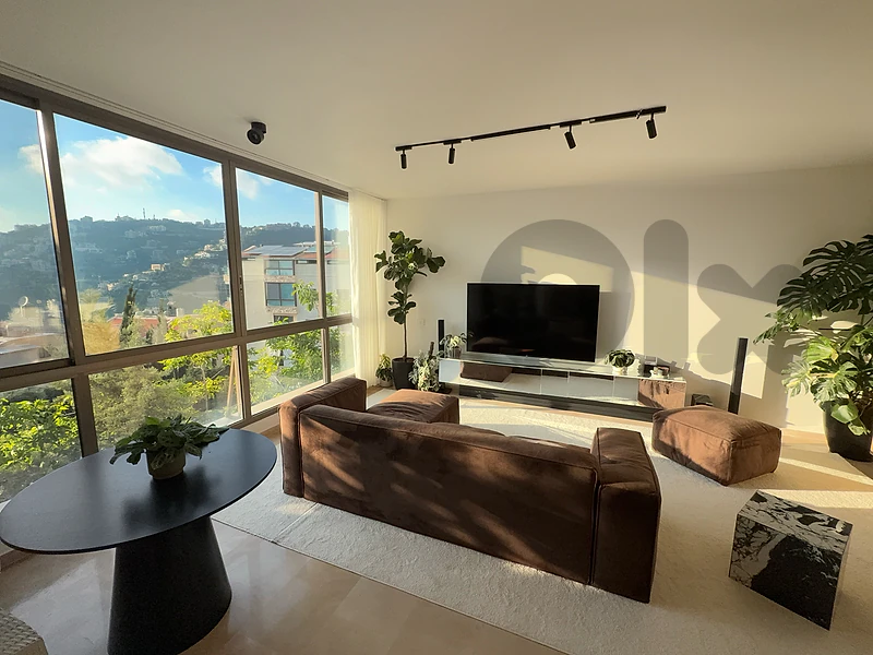 fully furnished modern apartment for sale in ghazir with mountain view