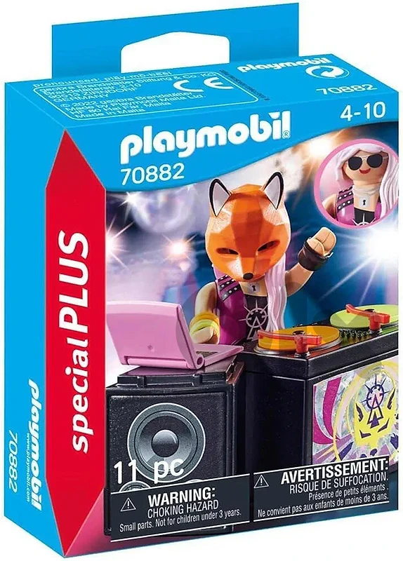 playmobile dj with turntables