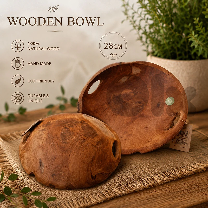 wooden bowl