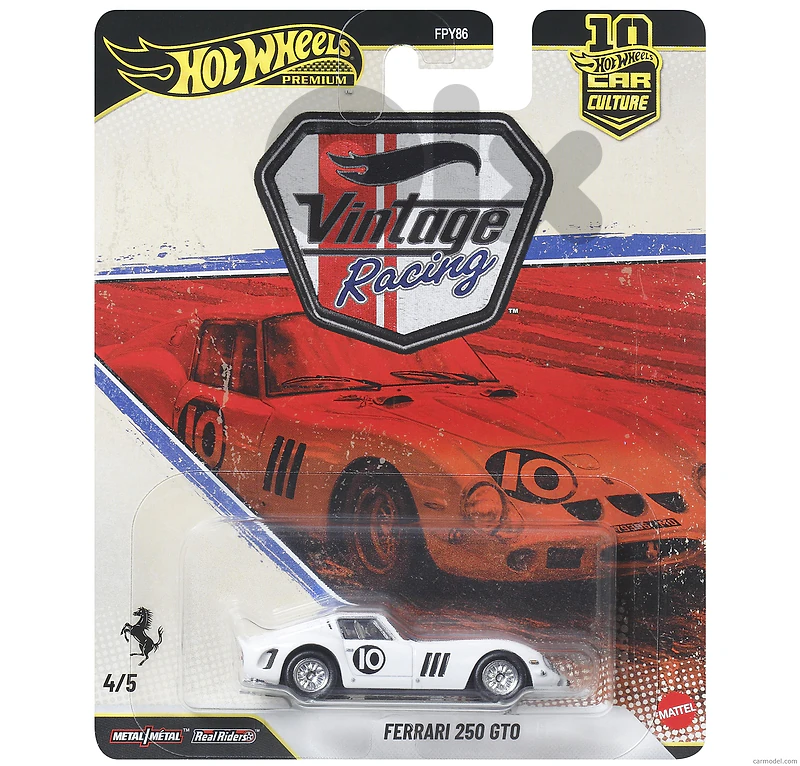 Hot Wheels Ferrari GTO 1962 Racing diecast car model 1;64