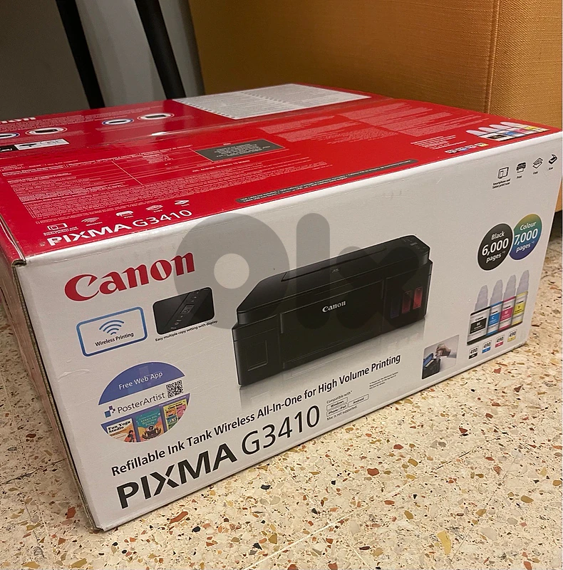 Canon PIXMA G3410 printer(New open box)