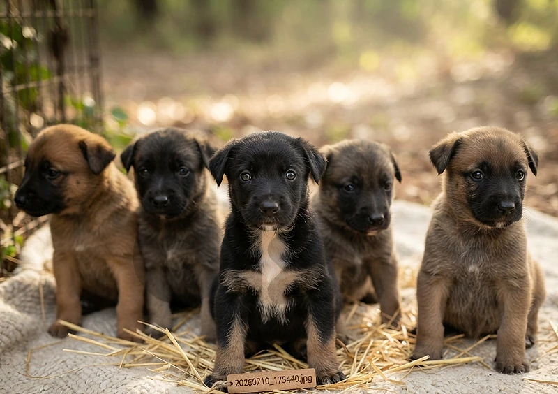 German Malinois Shepherd Puppy