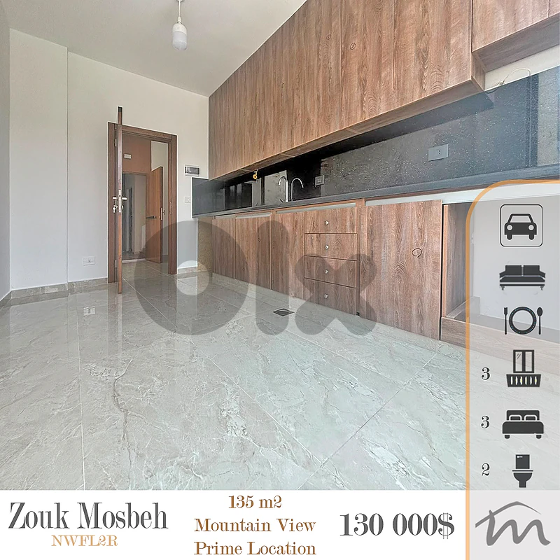 Zouk Mosbeh | 3 Bedrooms Apartment | Mountain View | Prime Location